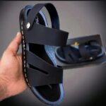 men's synthetic leather fancy sandals