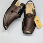 peshawar zalmi inspired brown peshawari chappal – premium leather