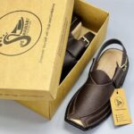 peshawar zalmi inspired brown peshawari chappal – premium leather