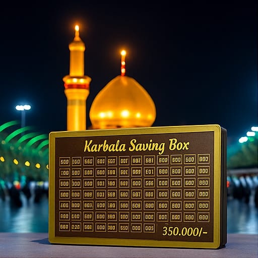 karbala saving box – islamic savings box