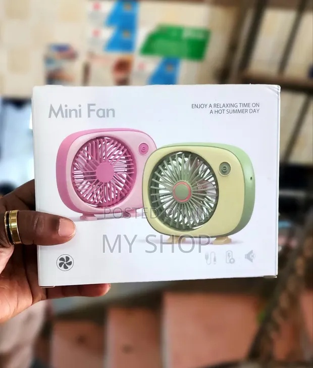 mini usb rechargeable desktop fan portable personal cooling fan with adjustable speed quiet operation compact table fan for office home study travel use!
