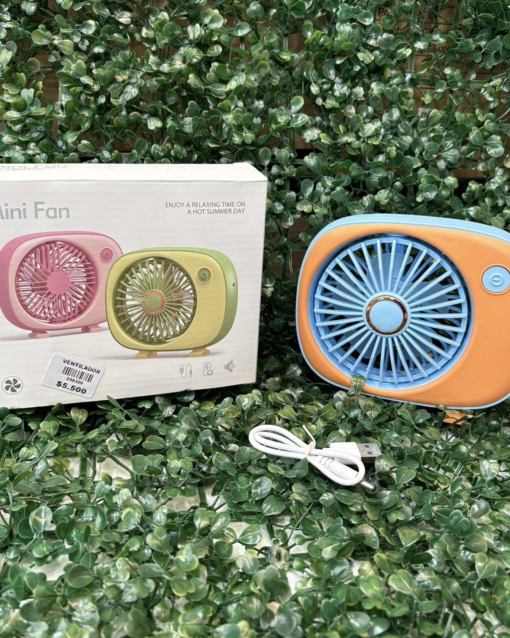 mini usb rechargeable desktop fan portable personal cooling fan with adjustable speed quiet operation compact table fan for office home study travel use!