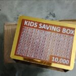 10k kids saving box | fun money bank for children savings goal