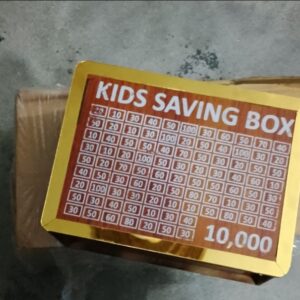 10k kids saving box | fun money bank for children savings goal
