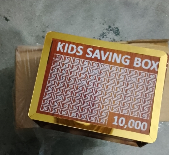 10k kids saving box | fun money bank for children savings goal