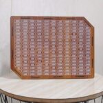 wooden 500,000 pkr saving box with chart