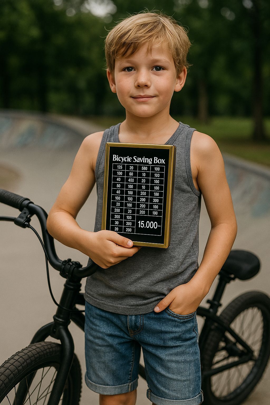 kids bicycle saving box 15,000 pkr