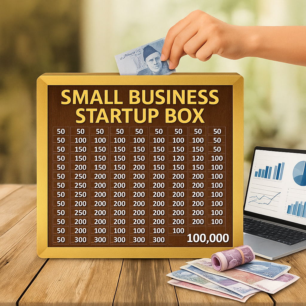 business saving box 100,000 pkr